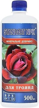Фото Standart NPK Добриво мінеральне для троянд 500 мл