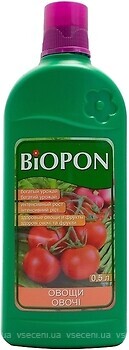 Фото Biopon Мінеральне добриво для овочів 500 мл
