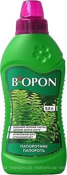 Фото Biopon Мінеральне добриво для папоротей 500 мл