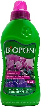 Фото Biopon Мінеральне добриво для квітучих рослин 500 мл