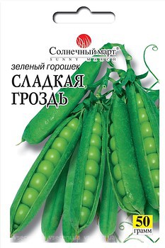 Фото Сонячний березень горох Солодкий гроно 50 г
