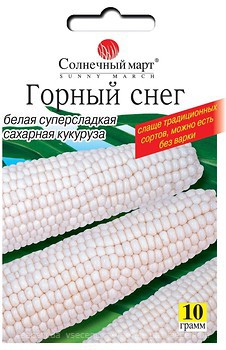 Фото Сонячний березень кукурудза Гірський сніг 10 г