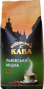 Фото Віденська кава Львівська Міцна в зернах 1 кг