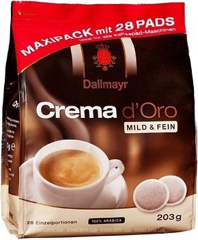 Фото Dallmayr Crema d'Oro в монодозах 28 шт
