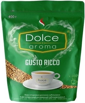 Фото Dolce Aroma Gusto Ricco розчинна 400 г