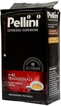 Фото Pellini Espresso Superiore n.42 Tradizionale мелена 250 г
