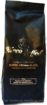 Фото Ricco Coffee Super Aroma Black в зернах 250 г