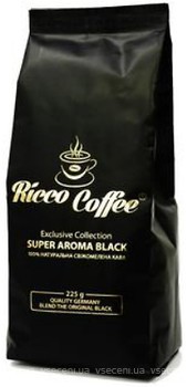 Фото Ricco Coffee Super Aroma Black мелена 225 г