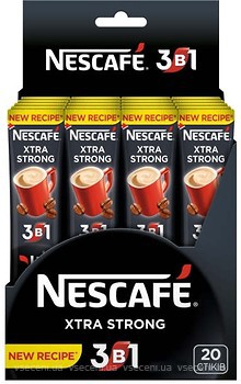 Фото Nescafe 3 в 1 Xtra Strong розчинна 20x 16 г