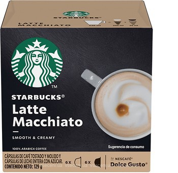 Фото Starbucks Dolce Gusto Latte Macchiato в капсулах 12 шт