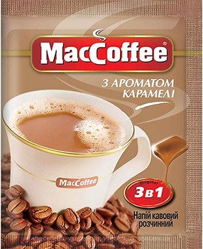 Фото MacCoffee 3 в 1 Карамель розчинна 20 шт