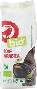 Фото Ашан Bio 100% Arabica в зернах 250 г