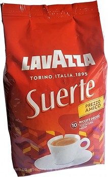 Фото Lavazza Suerte в зернах 1 кг