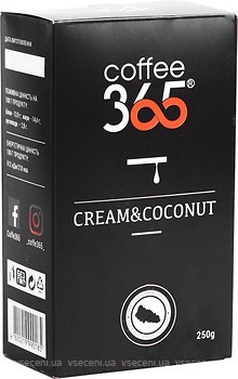 Фото Coffee365 Cream & Coconut мелена 250 г