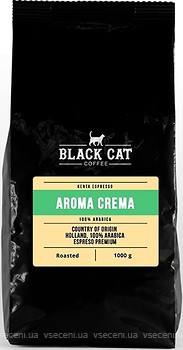 Фото Black Cat Aroma Crema в зернах 1 кг