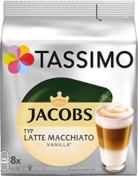 Фото Jacobs Tassimo Latte Macchiato Vanila в капсулах 8 шт