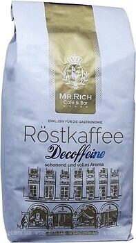Фото Mr. Rich Rostkaffee Decoffeine в зернах 500 г