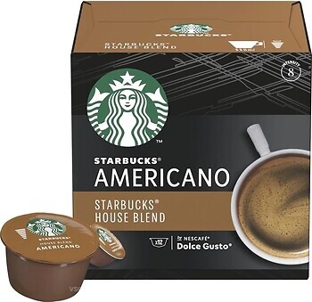 Фото Starbucks Dolce Gusto Americano House Blend в капсулах 12 шт
