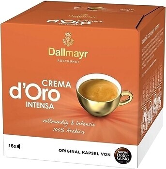 Фото Dallmayr Crema d'Oro Intensa Dolce Gusto в капсулах 16 шт