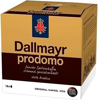Фото Dallmayr Prodomo Dolce Gusto в капсулах 16 шт