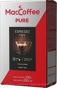 Фото MacCoffee Pure Espresso Forte молотый 250 г