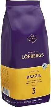 Фото Lofbergs Brazil в зернах 1 кг