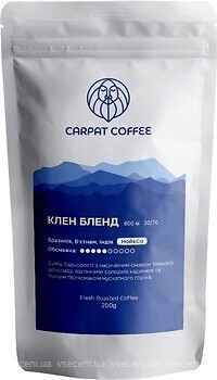 Фото Carpat Coffee Клен Бленд в зернах 200 г