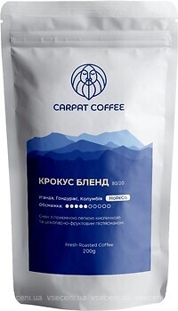Фото Carpat Coffee Крокус Бленд мелена 200 г