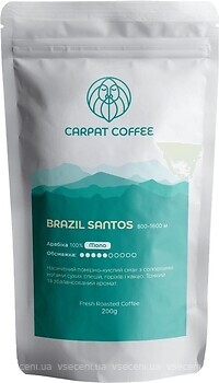 Фото Carpat Coffee Brazil Santos мелена 200 г