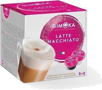 Фото Gimoka Dolce Gusto Latte Macchiato в капсулах 16 шт