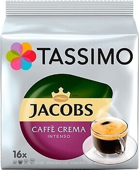 Фото Jacobs Tassimo Caffe Crema Intenso в капсулах 16 шт