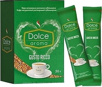 Фото Dolce Aroma Gusto Ricco розчинна 25 шт