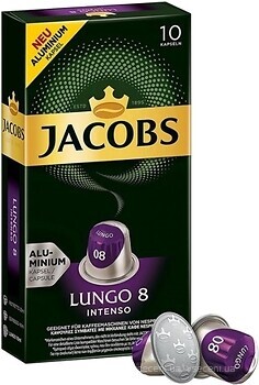 Фото Jacobs Lungo 8 Intenso в капсулах 10 шт