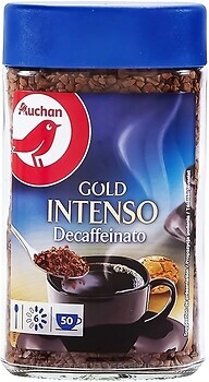 Фото Ашан Gold Intenso Decaffeinato розчинна 100 г