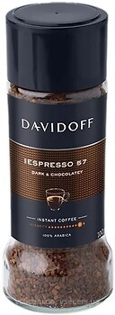 Фото Davidoff Cafe Espresso 57 Dark & Chocolatey розчинна 100 г