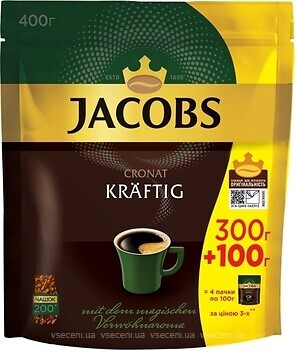 Фото Jacobs Cronat Kraftig розчинна 400 г