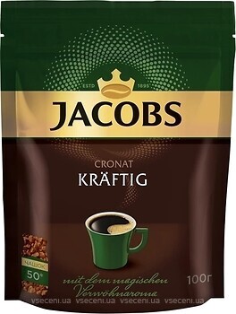 Фото Jacobs Cronat Kraftig розчинна 100 г