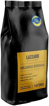Фото Lazzaro Colombia Supremo в зернах 1 кг