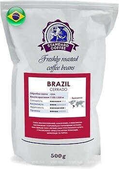 Фото Standard Coffee Бразилія Черрадо 100% арабіка мелена 500 г
