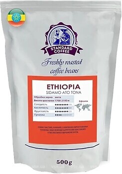 Фото Standard Coffee Ефіопія Ато-тон 100% арабіка мелена 500 г