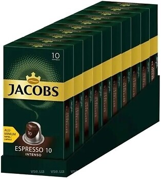 Фото Jacobs Espresso 10 Intenso в капсулах 100 шт