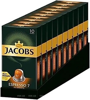 Фото Jacobs Espresso 7 Classico в капсулах 100 шт