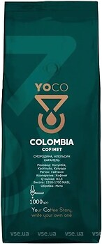 Фото YoCo Colombia Cofinet в зернах 1 кг