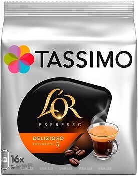 Фото L`or Tassimo Delizioso в капсулах 16 шт