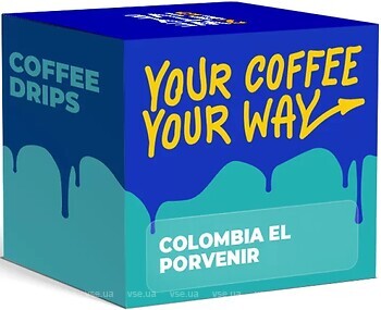 Фото 25 Coffee Roasters Drips Colombia El Porvenir дріп-кава 8 шт