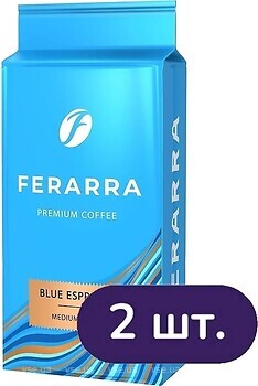 Фото Ferarra Caffe Blue Espresso мелена 2x 250 г