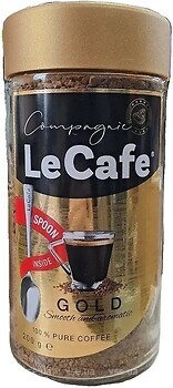 Фото Le Cafe Gold розчинна з ложкою 200 г