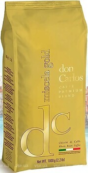 Фото Carraro Don Carlos Miscela Gold в зернах 1 кг