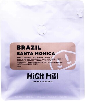 Фото High Hill Brazil Santa Monica в зернах 250 г