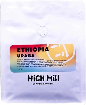 Фото High Hill Ethiopia Uraga в зернах 250 г